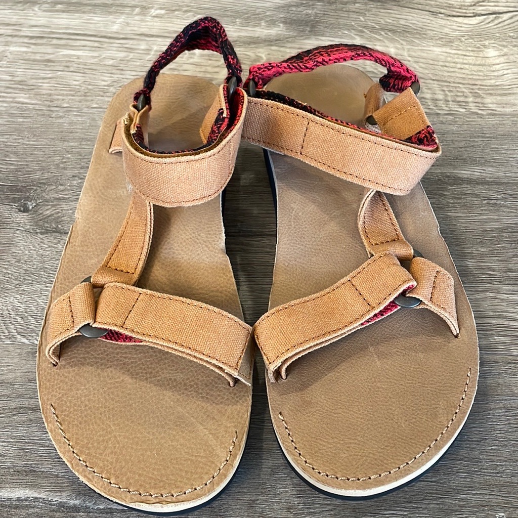New Mens Teva Original Universal Workwear Harvest Brown Us Sz 9 Strap Sandals